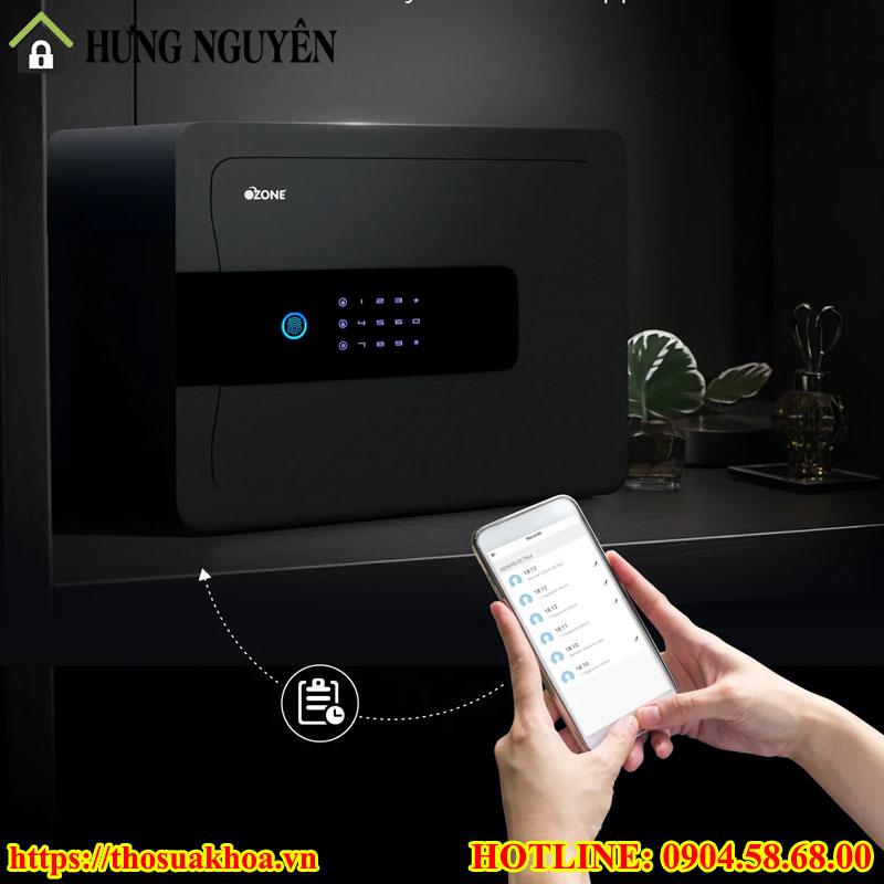 Mở Két Sắt Thông Minh Kết Nối Wifi,Bluetooth Bằng Điện Thoại