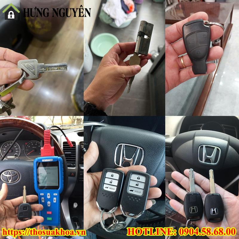 Thợ bảo hành chìa khóa mới tại nhà cho khách