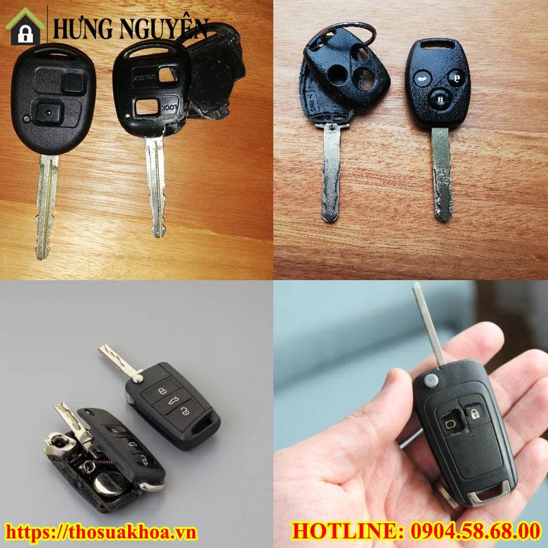 Vỏ chìa khóa ô tô bị vỡ nên thay