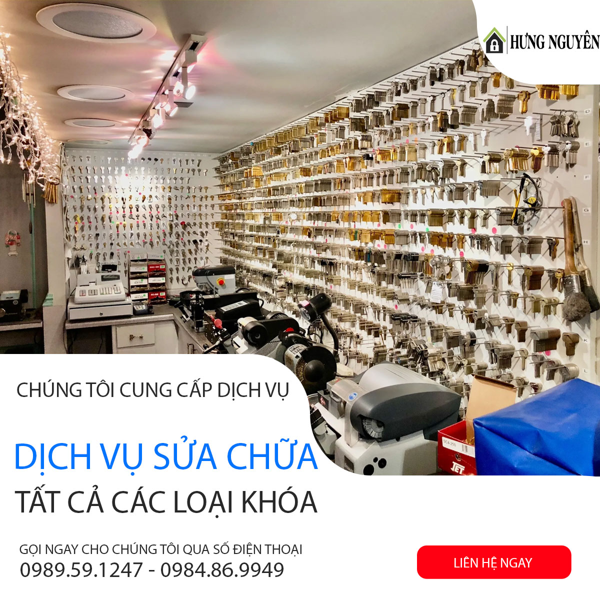 Cửa hàng sửa khóa hiện đại và uy tín nhất