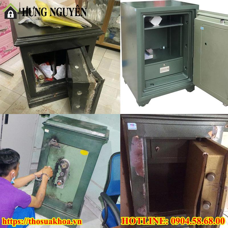 Két sắt bị trộm phá