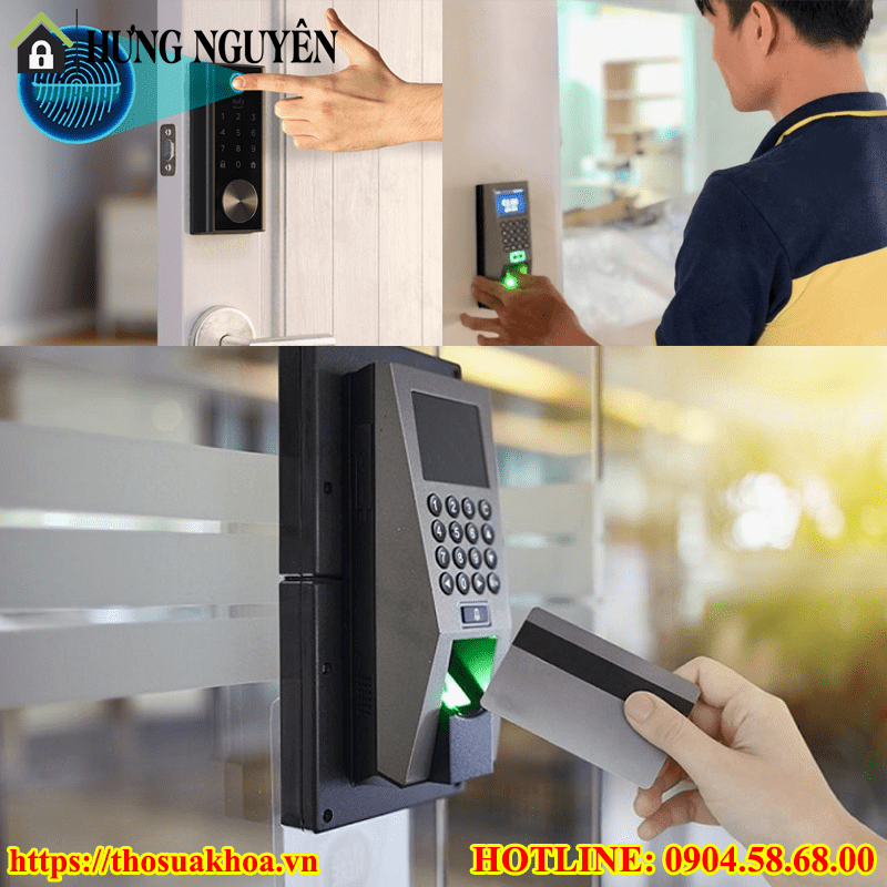 Khóa cửa điện tử hiện đại