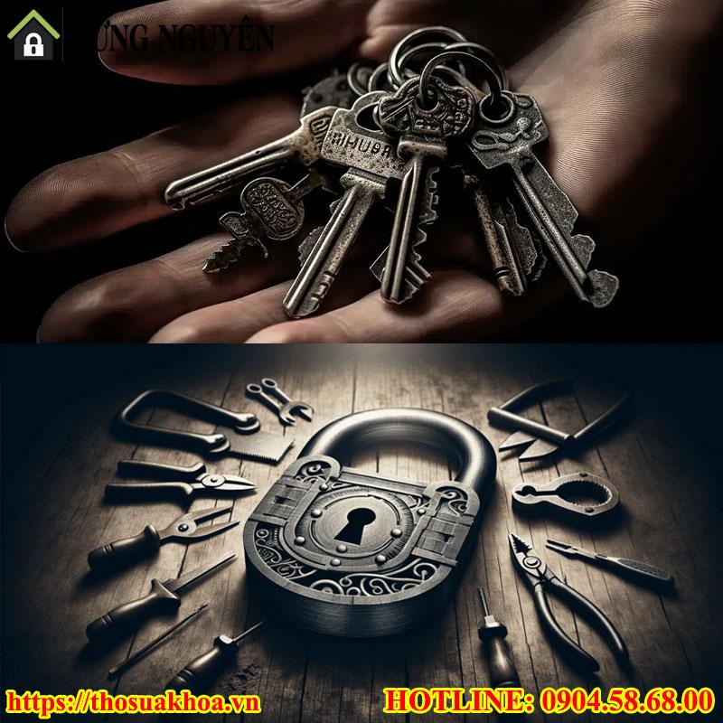 Ổ khóa và chìa khóa nguyên thủy