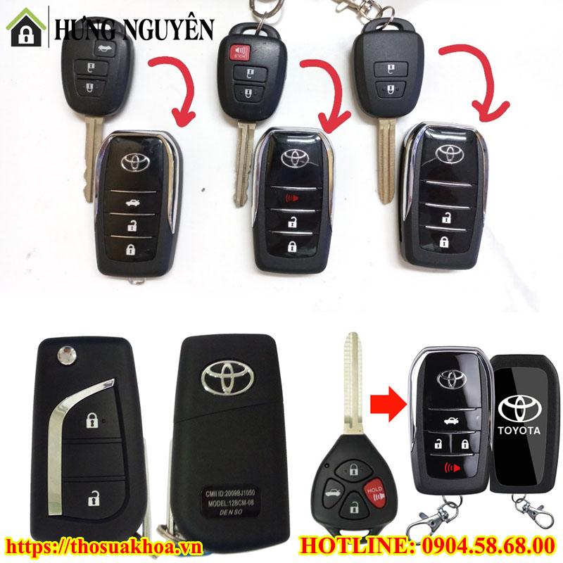 Thay Vỏ Chìa Gập Cho Cho Xe Toyota