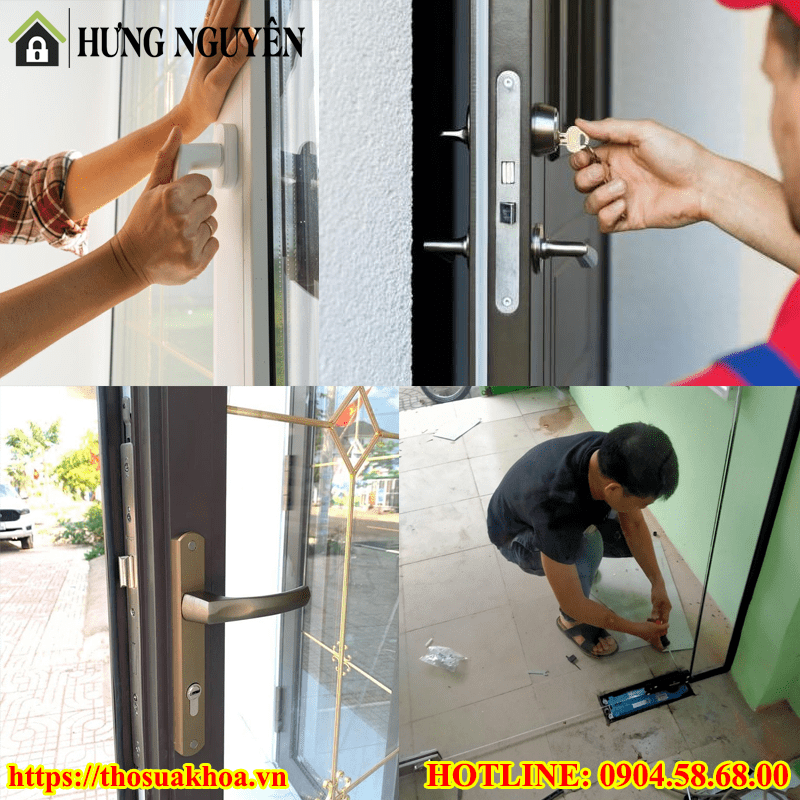 Thợ sửa khóa đến tận nhà sửa khóa cho khách