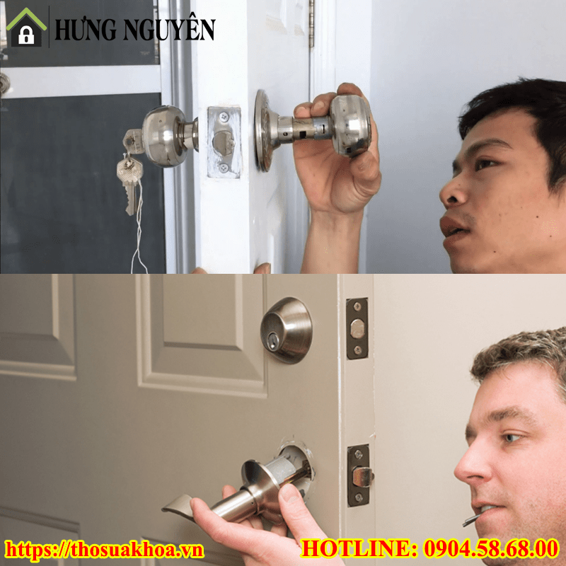 Thợ đến tận nhà sửa làm lại chìa khóa cho khách