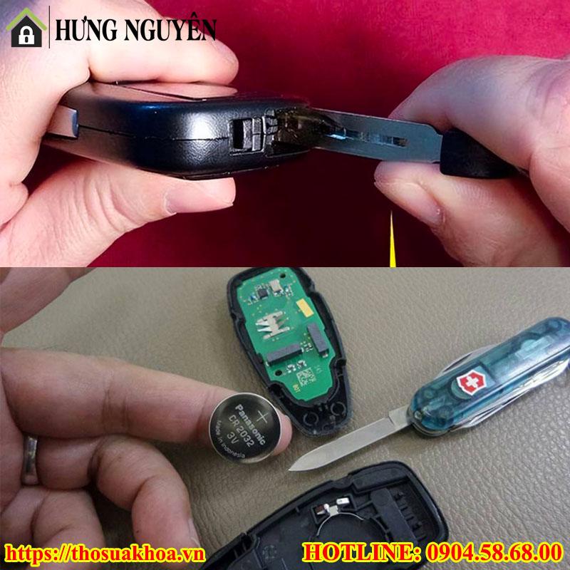 Tự thay pin chìa xe ô tô tại nhà