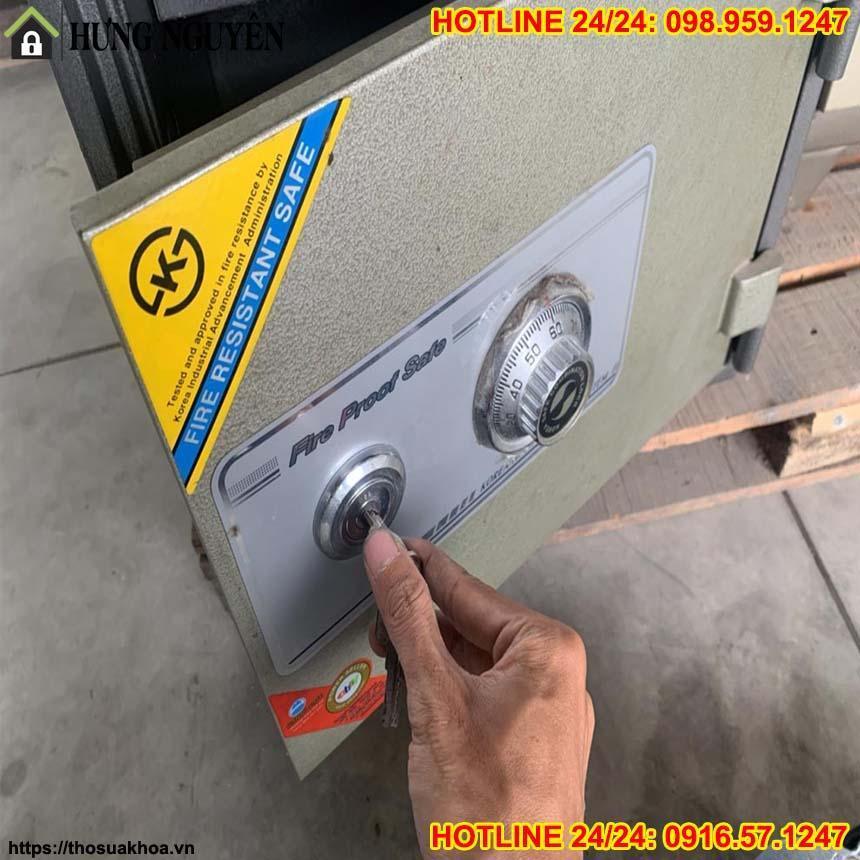 Quên mã số két sắt