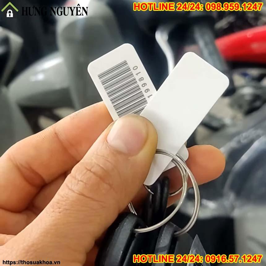 Cách mở xe Air blade bằng mã vạch ID